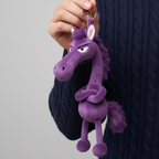 Cheval Audacieux | Porte-clés Violet