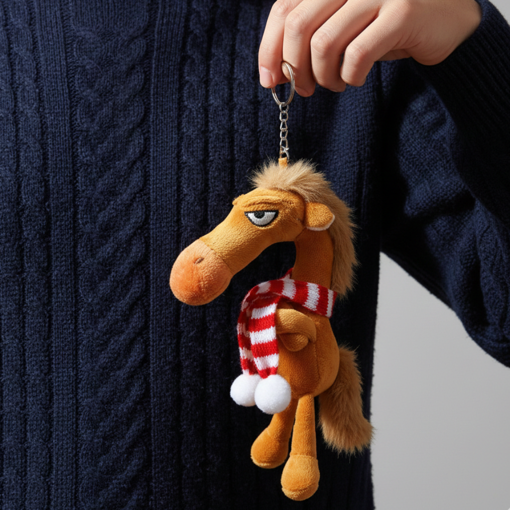 Cheval Effronté | Porte-clés Marron