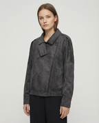 Aurésia | Veste oversize en suédine synthétique
