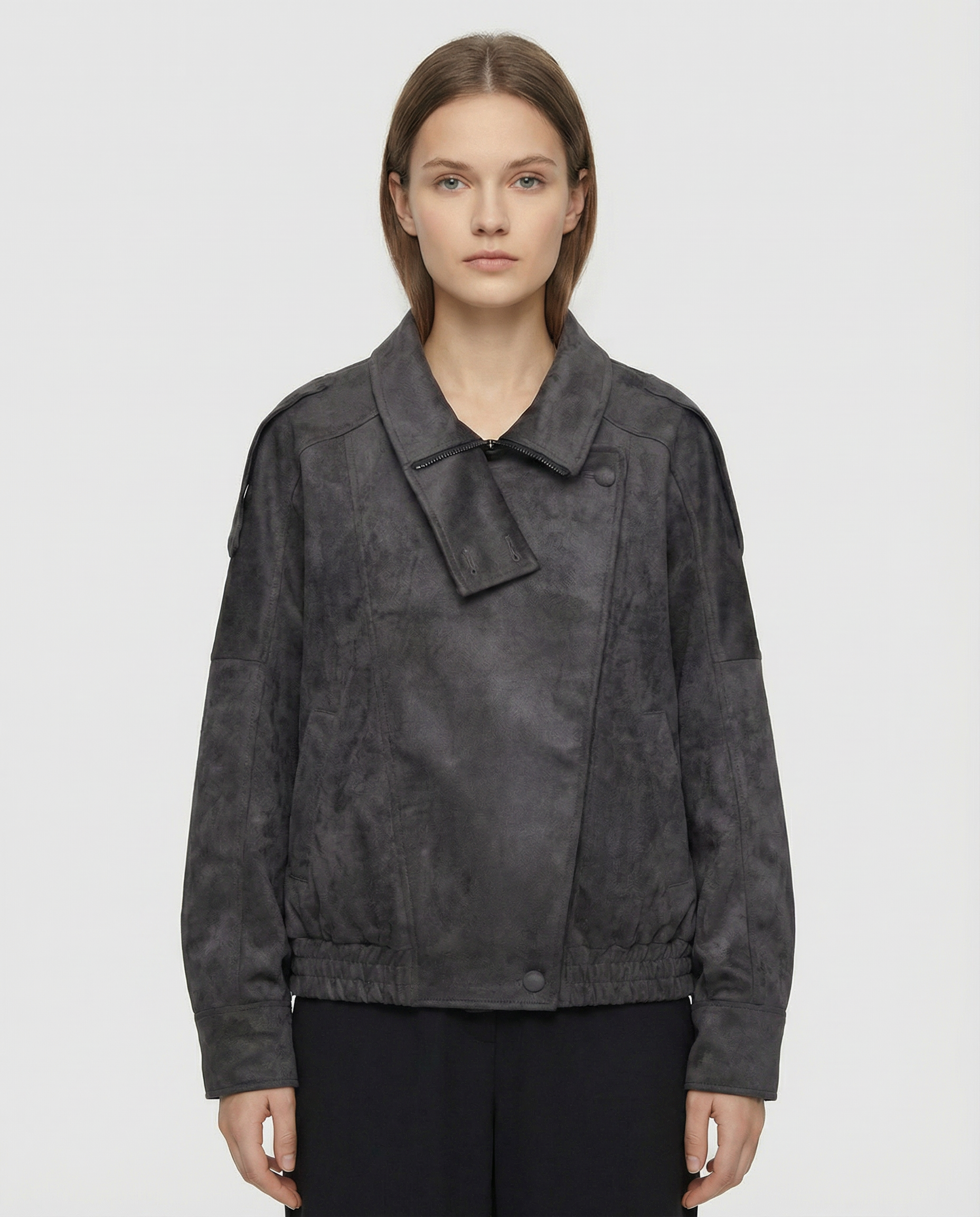 Aurésia | Veste oversize en suédine synthétique
