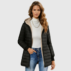 Amandys | Manteau long à manches longues et doublé