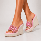 Sandales à Talons Riviera avec Cristaux