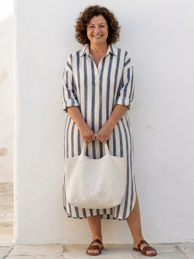 Nantilde | Robe rayée