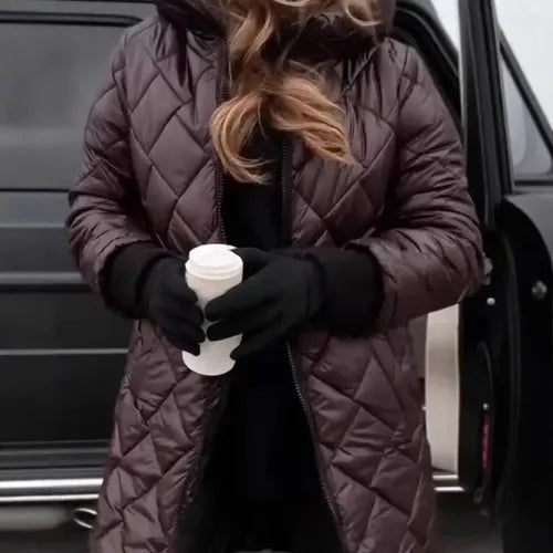 Naélys| Manteau d’hiver matelassé à capuche