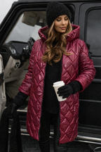 Naélys| Manteau d’hiver matelassé à capuche