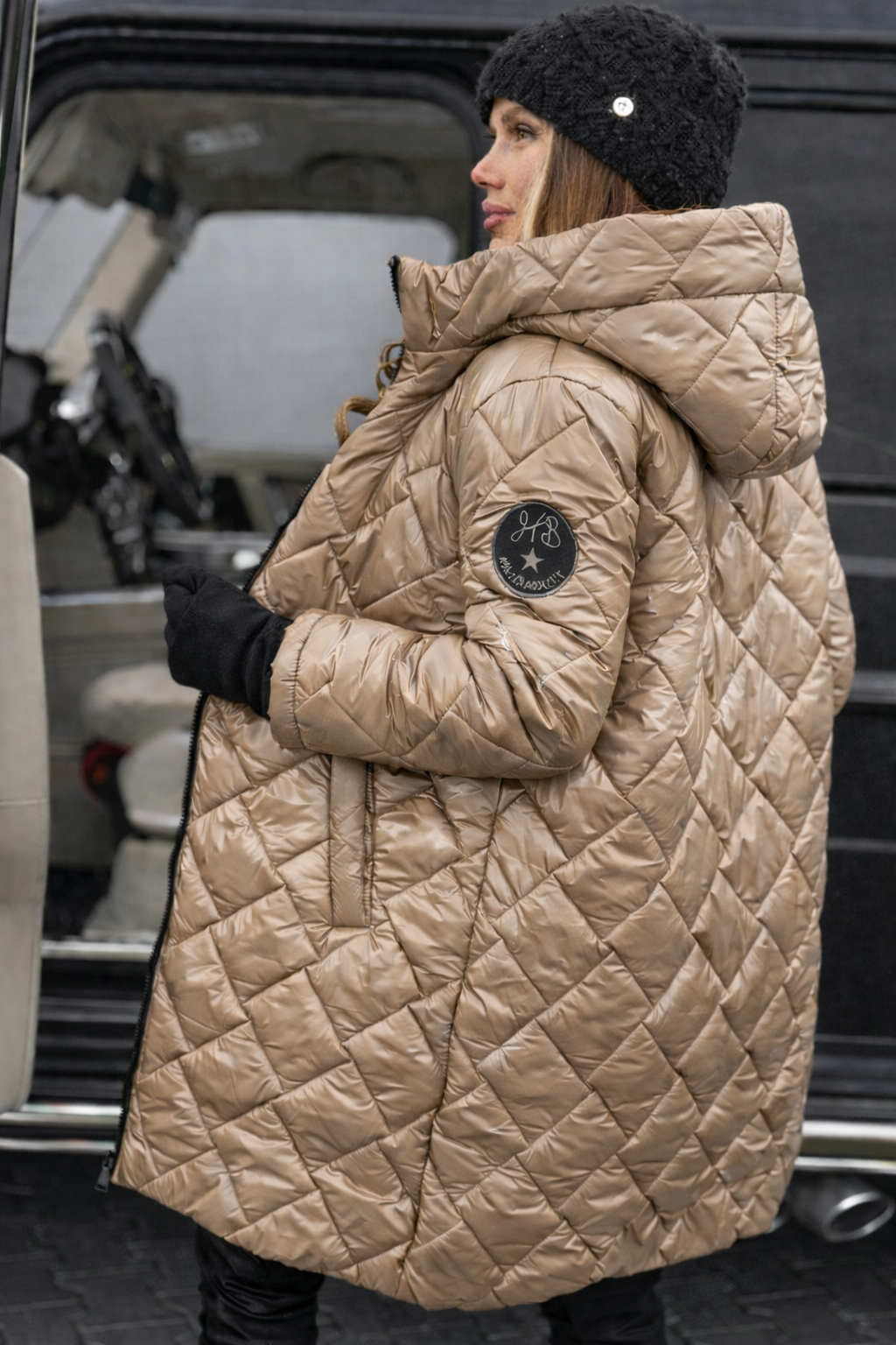 Naélys| Manteau d’hiver matelassé à capuche