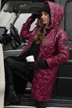 Naélys| Manteau d’hiver matelassé à capuche