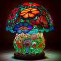 Lampe Champignon Givrée