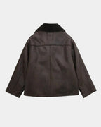 Délianne | Veste en cuir vintage