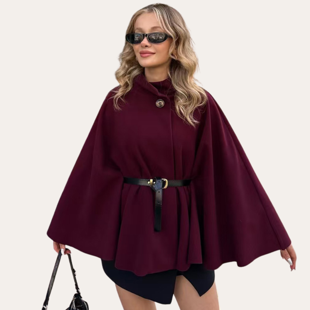 Florianne | Manteau cape en laine élégant