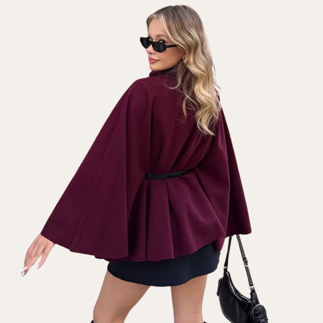 Florianne | Manteau cape en laine élégant
