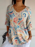 Sophie | Pull Casual Vintage Ethnique avec Imprimé Floral