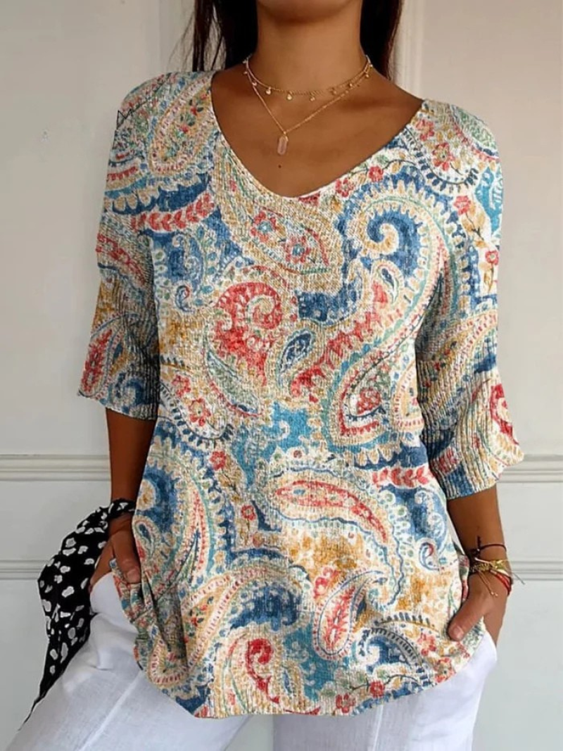 Sophie | Pull Casual Vintage Ethnique avec Imprimé Floral