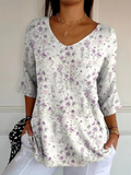 Émilie | Pull Casual Vintage Floral