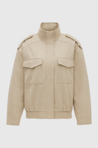 Juléane | Veste bomber élégante avec col montant
