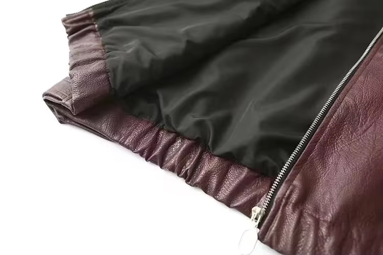 Rosélinea | Veste classique en similicuir