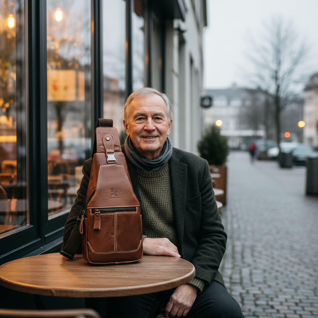 Hugo | Sac en cuir pour la poitrine