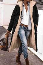 Aurianne | Manteau d’hiver long à capuche