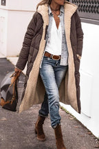Aurianne | Manteau d’hiver long à capuche