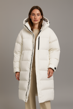 Dorélie | Manteau long matelassé à capuche