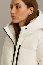 Dorélie | Manteau long matelassé à capuche