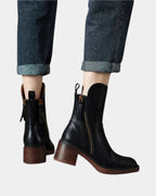 Brélyne | Bottines à zip pour femmes avec talon bloc