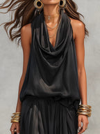Emmeline | Ensemble avec top sans manches et pantalon