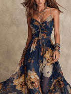 Bertholine | Robe maxi florale