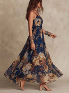 Bertholine | Robe maxi florale