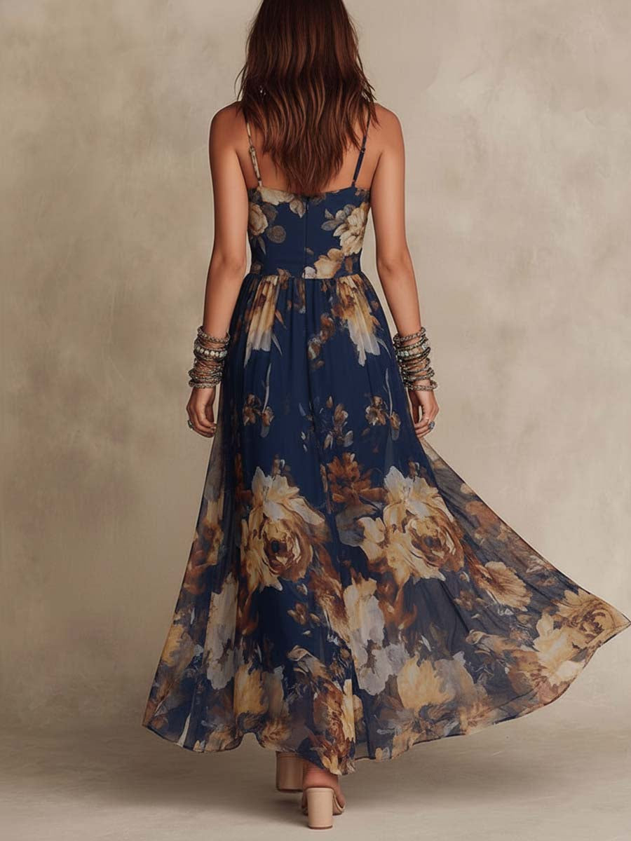 Bertholine | Robe maxi florale