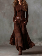 Leonora | Robe longue vintage