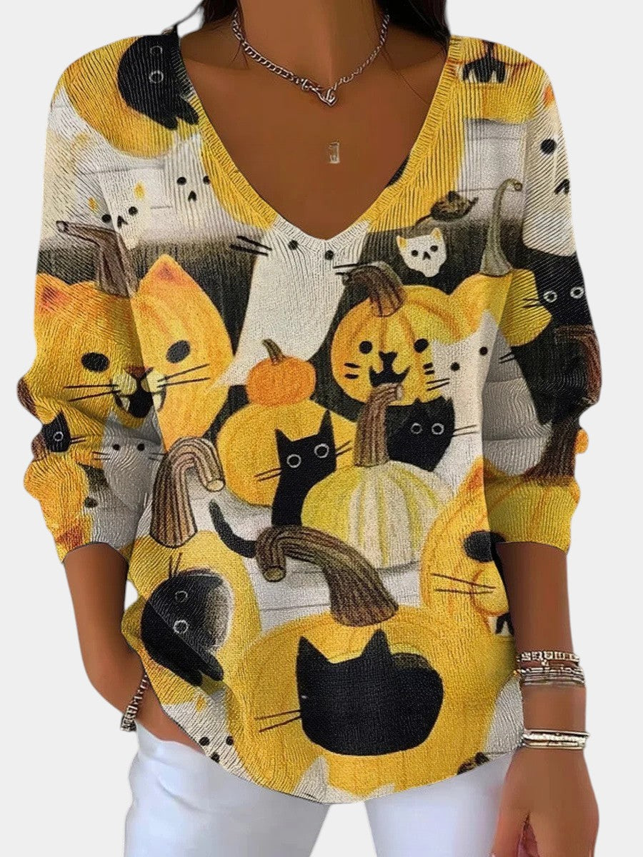 Adeline | Pull à col en V