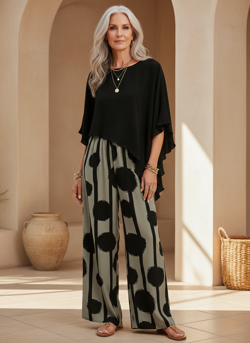 Yseult | Ensemble pantalon et blouse