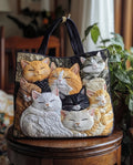 Sac à main artisanal matelassé “Rêve Pur”