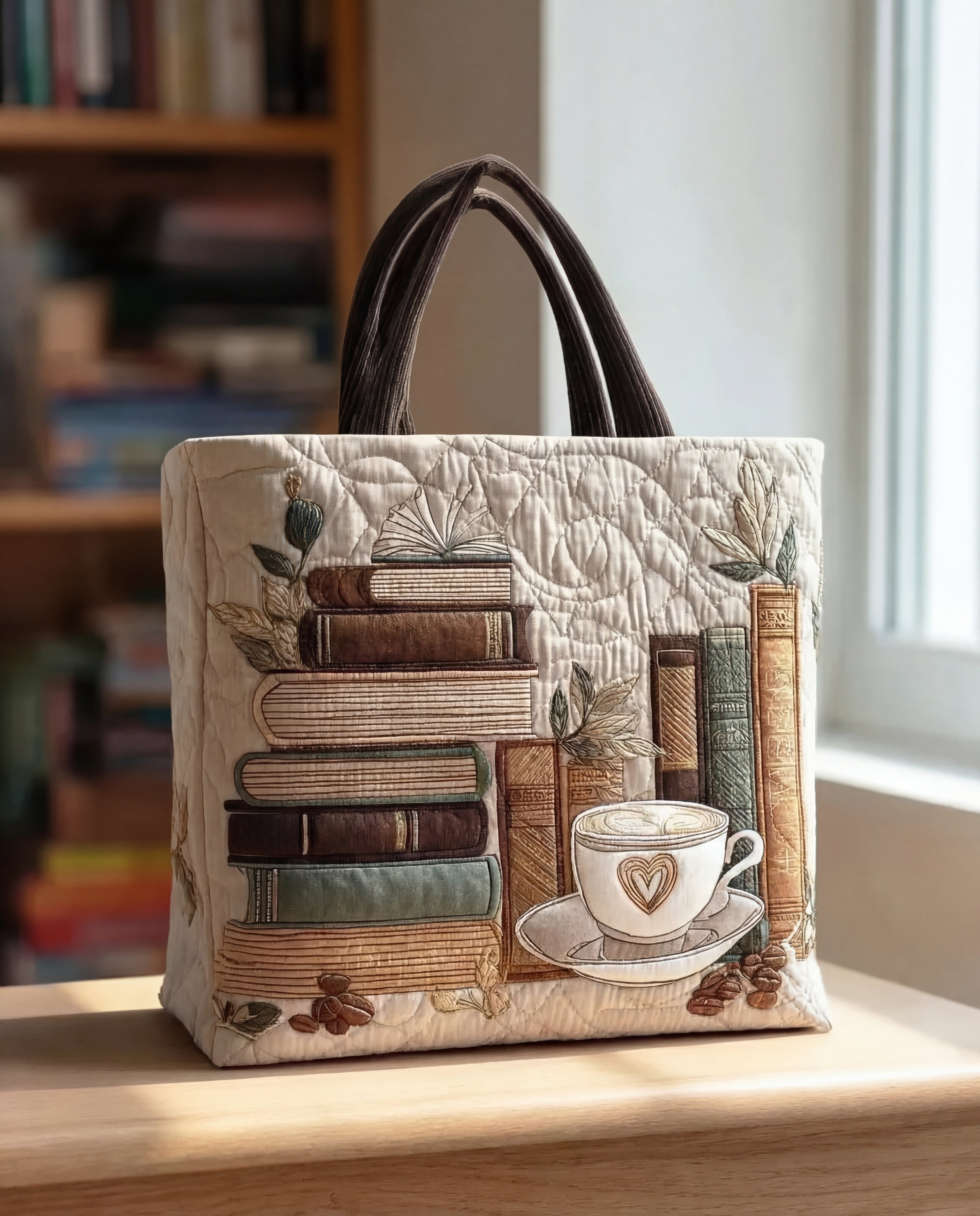 Sac à Main Matelassé "Chapitre Café"