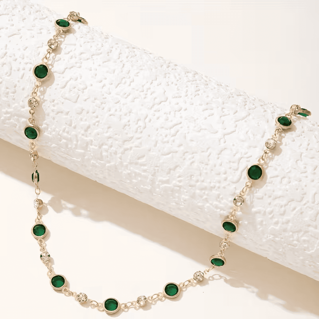 Victoire | Collier de Station Émeraude Verdante