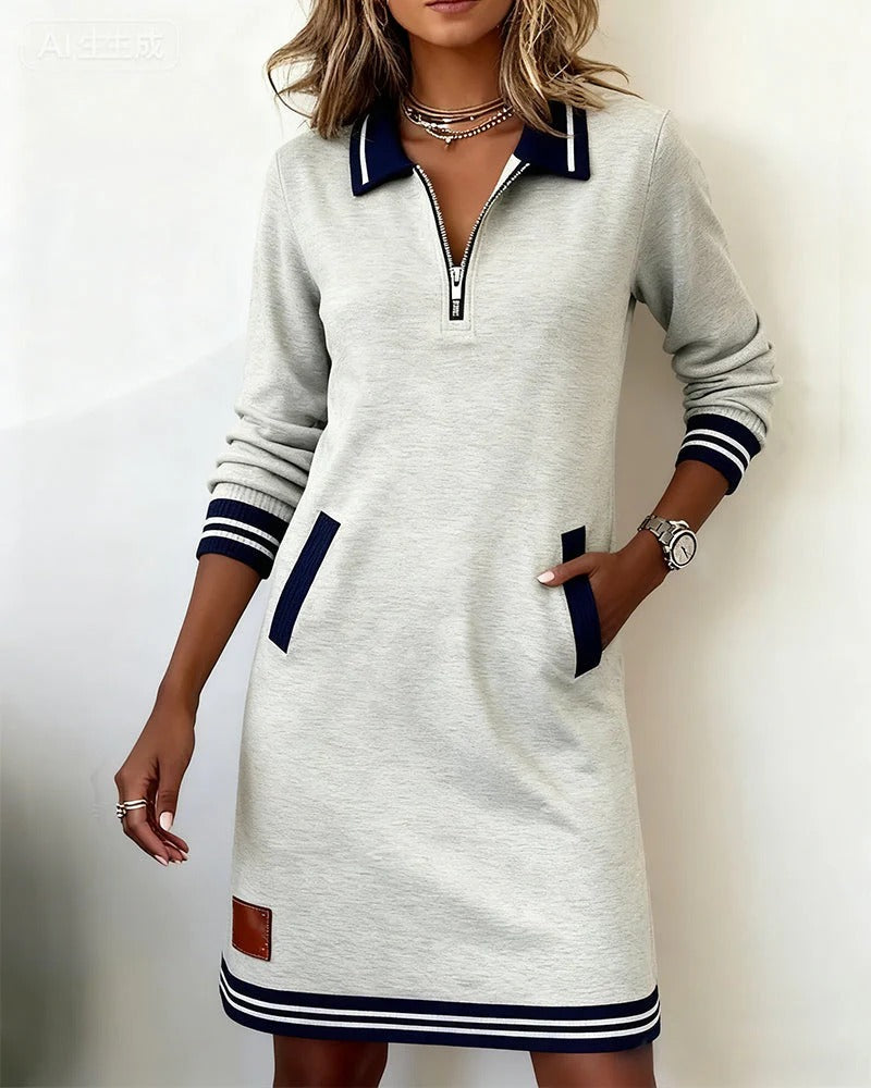 Sophie | Robe longue en coton élégante