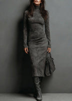 Sara | Robe Midi en Velours