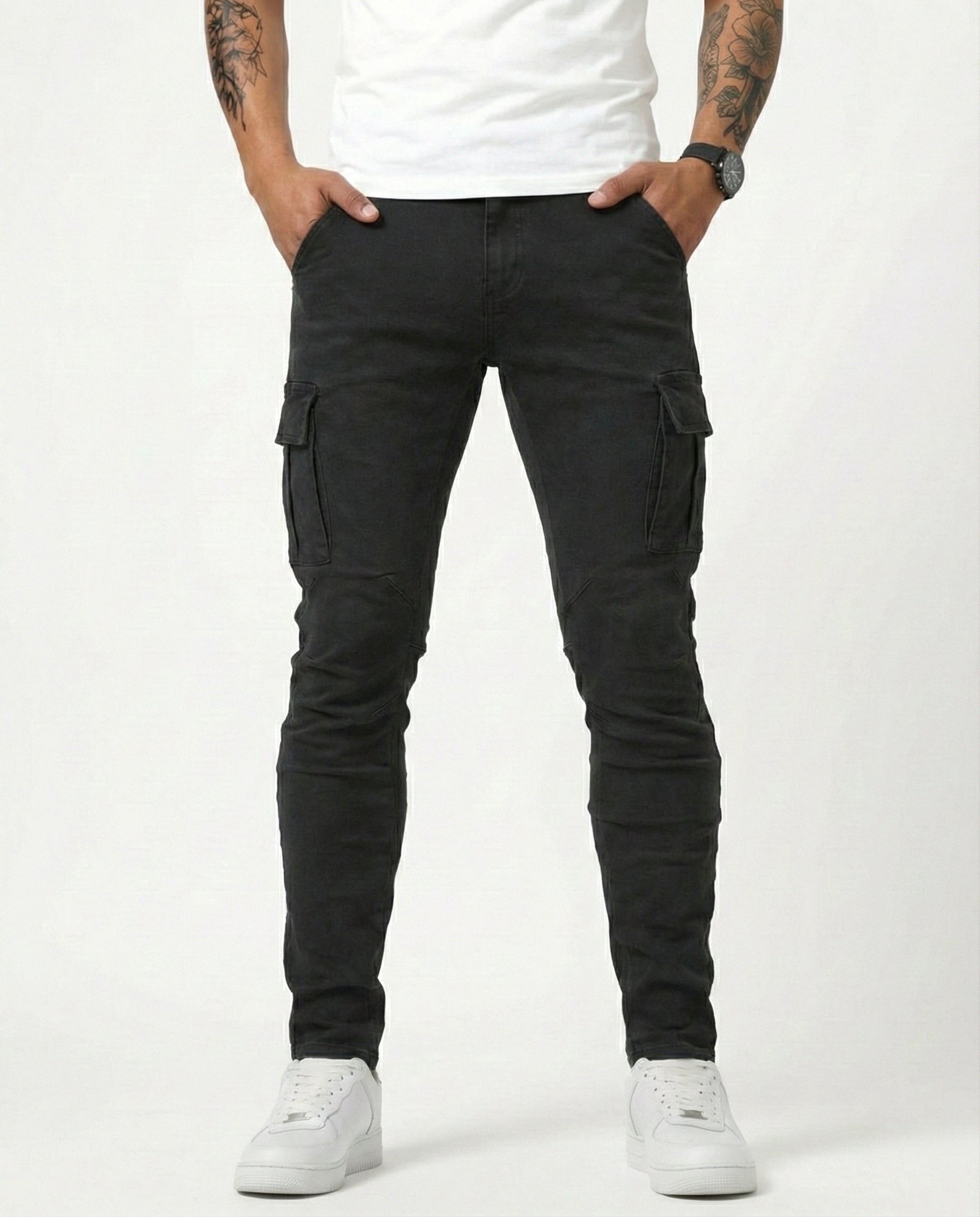 Jean | Pantalon Cargo Élastique