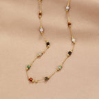 Élodie | Collier en Gemmes Colorées