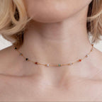 Élodie | Collier en Gemmes Colorées