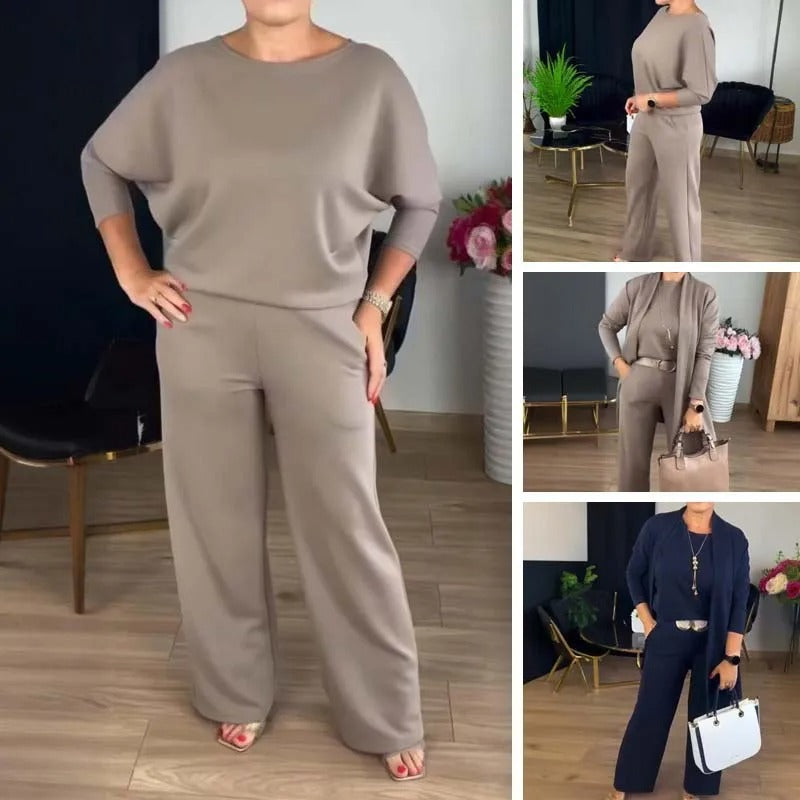 Ensemble de 3 Pièces avec Col Halter