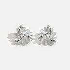 Charlotte | Boucles d'Oreilles en Or avec Fleurs d'Opale