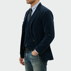Tom - Ensemble complet de 2 pièces : Blazer et Gilet en Velours