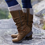 Zorélia | Bottes montantes avec semelles en caoutchouc antidérapantes