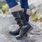 Zorélia | Bottes montantes avec semelles en caoutchouc antidérapantes