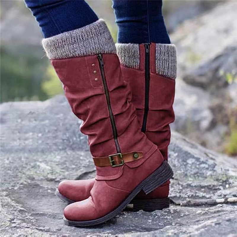 Zorélia | Bottes montantes avec semelles en caoutchouc antidérapantes