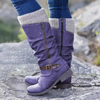 Zorélia | Bottes montantes avec semelles en caoutchouc antidérapantes