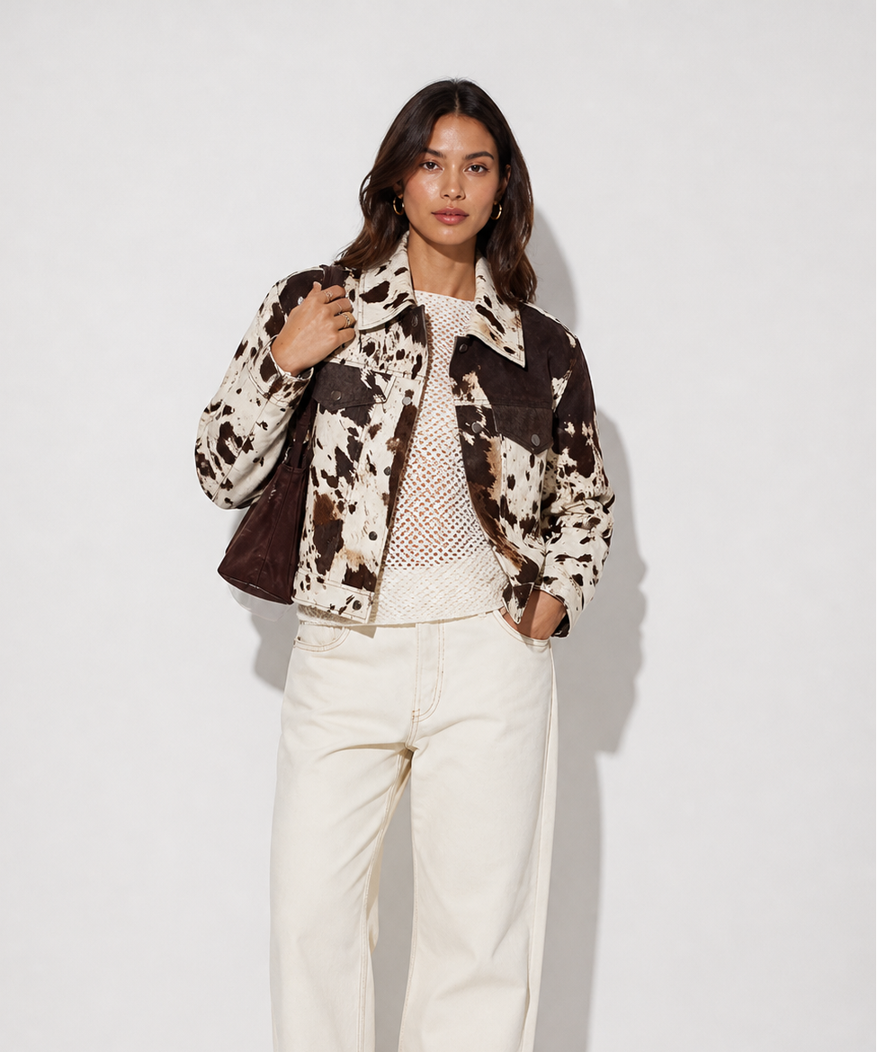 Belléa | Veste à motif vache