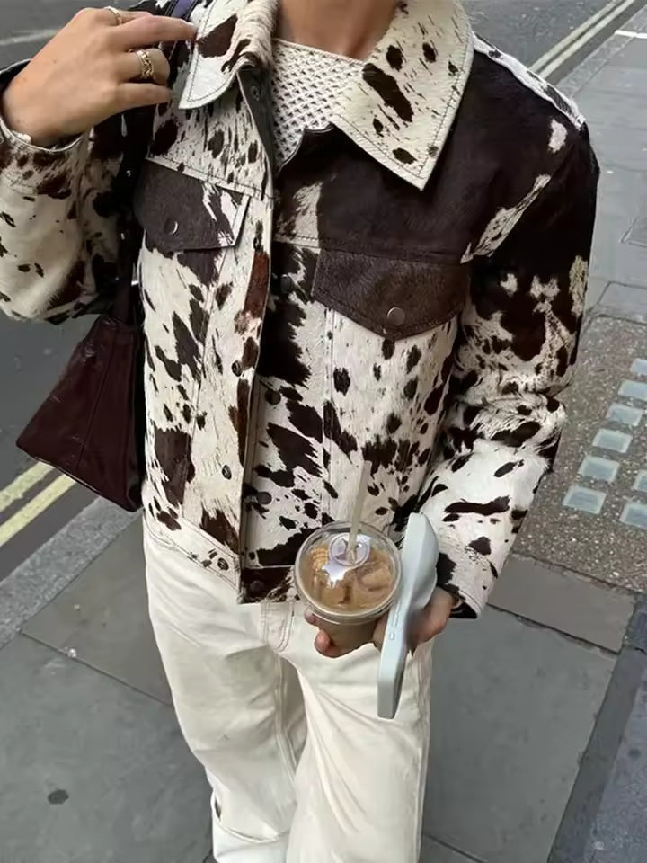 Belléa | Veste à motif vache